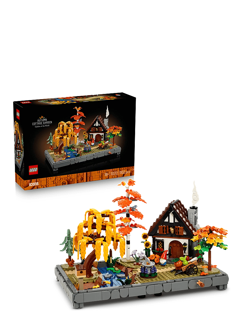 LEGO - Icons Autumn Cottage Garden Model Building Kit 11372 - lego icons - multi - 0