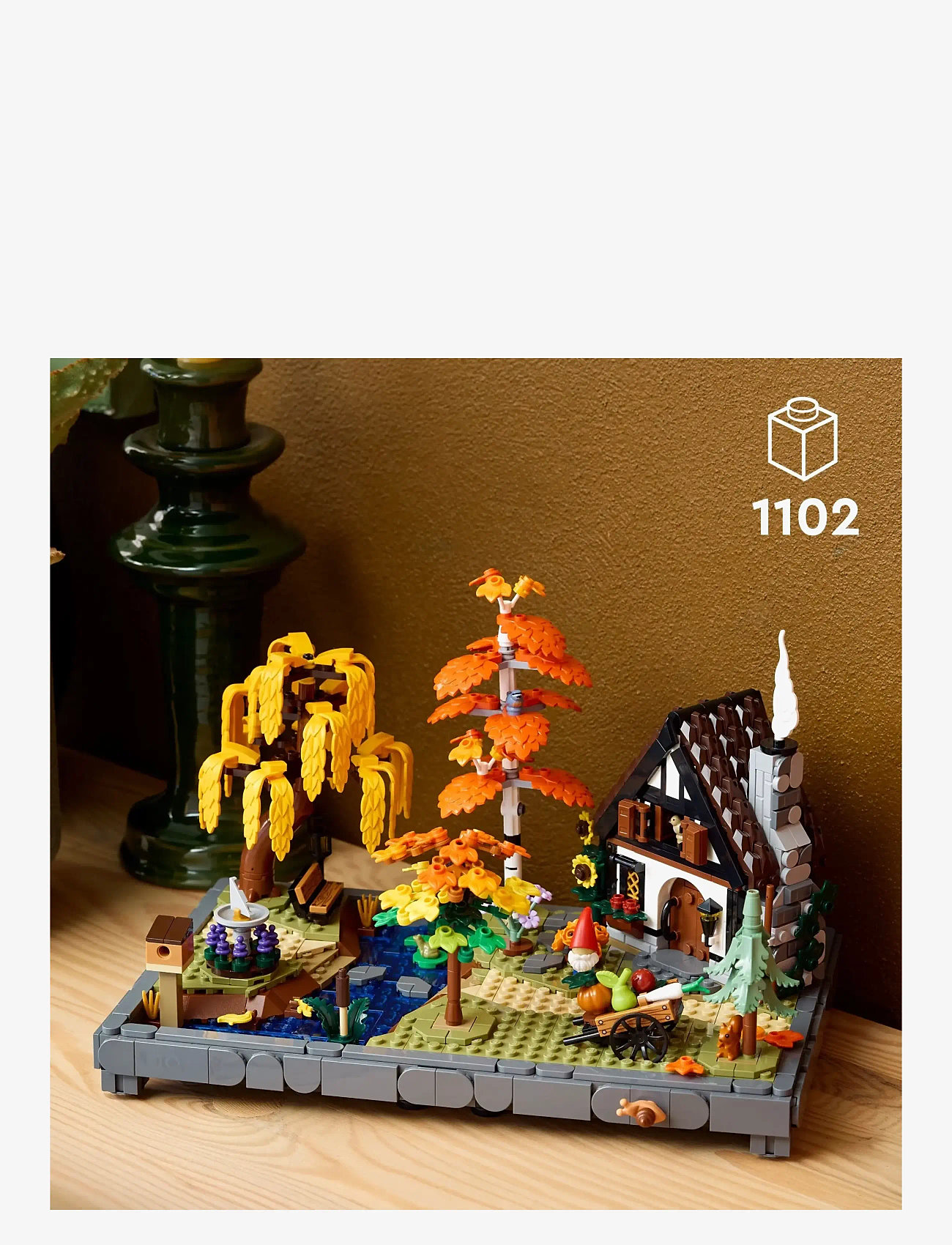 LEGO - Icons Autumn Cottage Garden Model Building Kit 11372 - lego icons - multi - 1