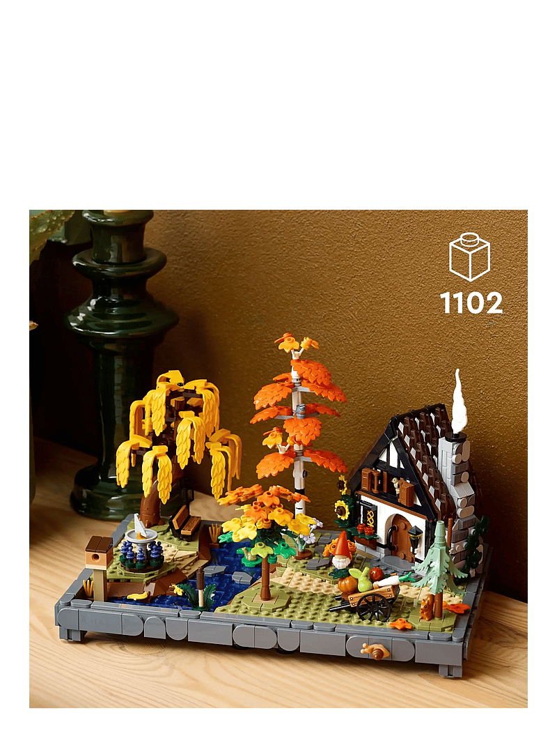 LEGO - Icons Autumn Cottage Garden Model Building Kit 11372 - lego icons - multi - 1