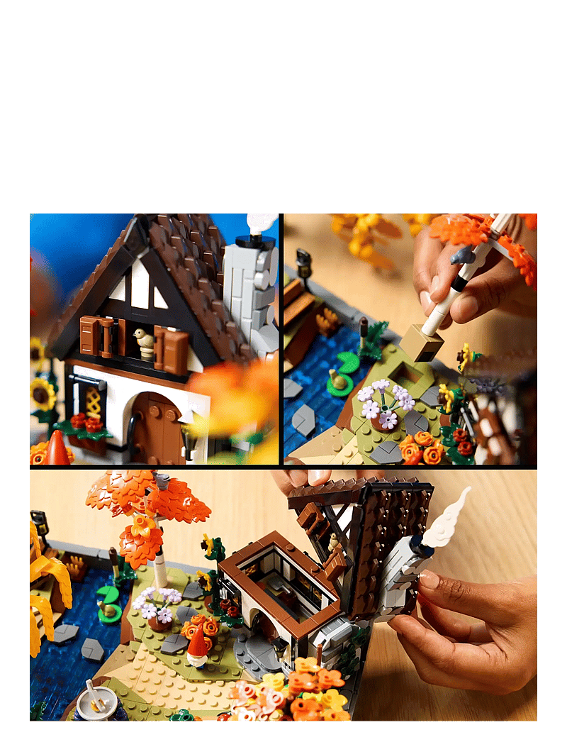 LEGO - Icons Autumn Cottage Garden Model Building Kit 11372 - lego icons - multi - 4