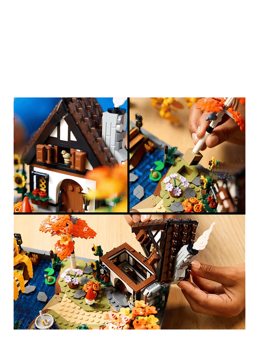 LEGO - Icons Autumn Cottage Garden Model Building Kit 11372 - lego icons - multi - 4
