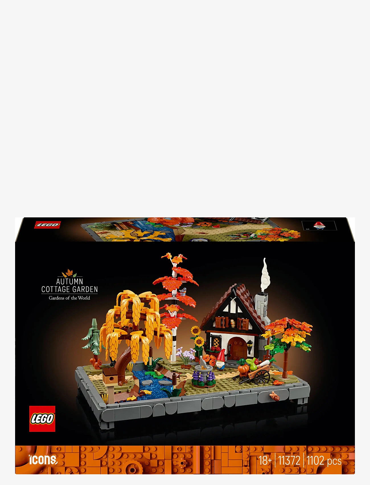 LEGO - Icons Autumn Cottage Garden Model Building Kit 11372 - lego icons - multi - 5