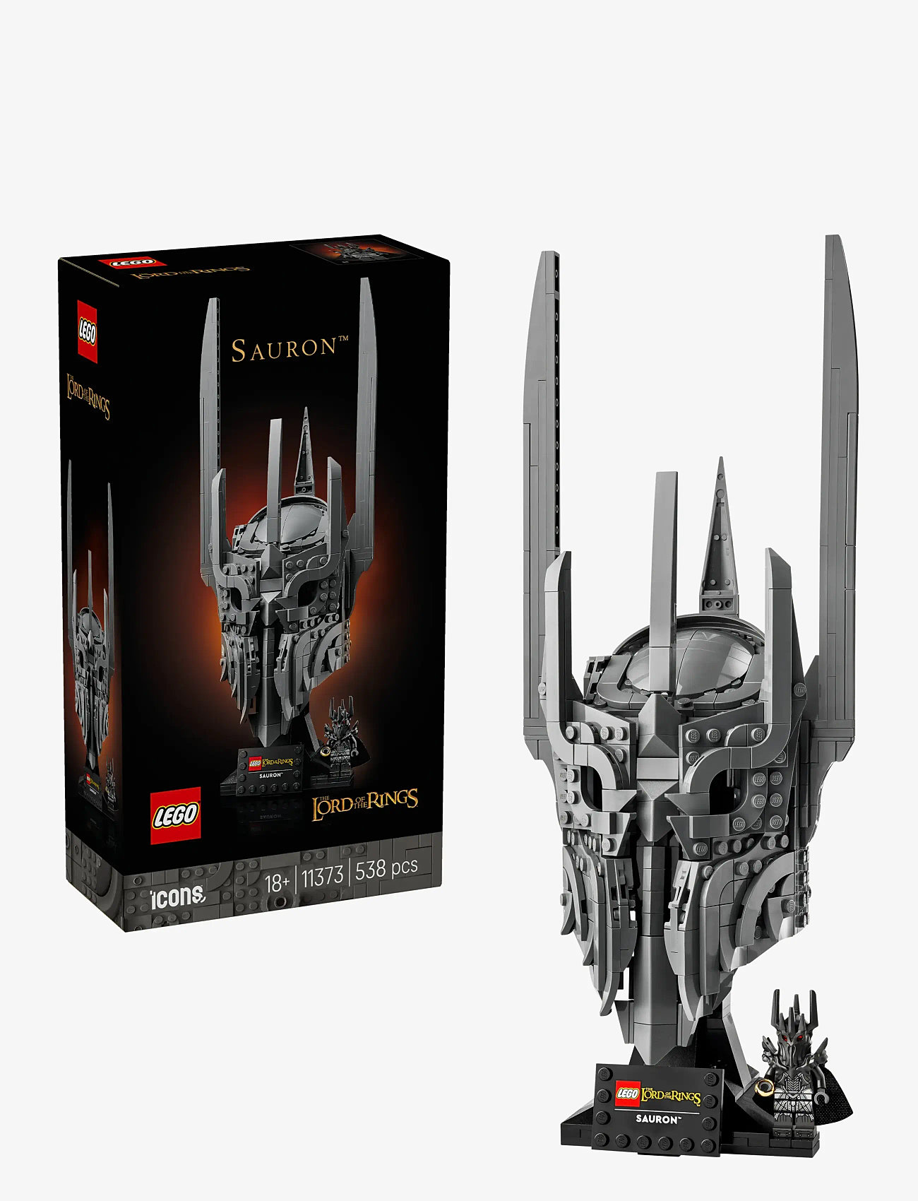 LEGO Icons The Lord of the Rings: Sauron’s Helmet 11373 - LEGO Icons - MULTI / grey