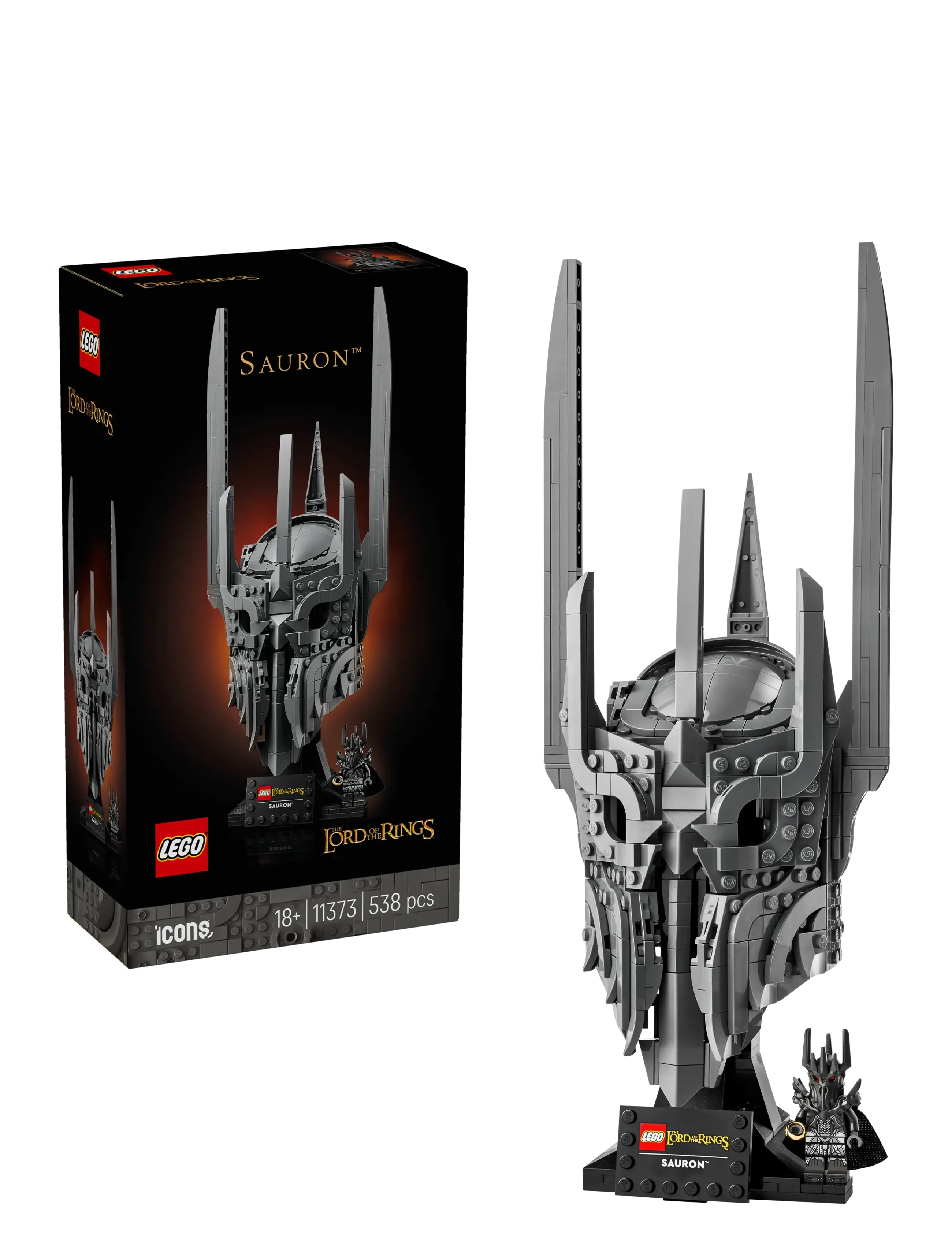 LEGO Icons The Lord of the Rings: Sauron’s Helmet 11373 - Jõulukingid - MULTI / grey