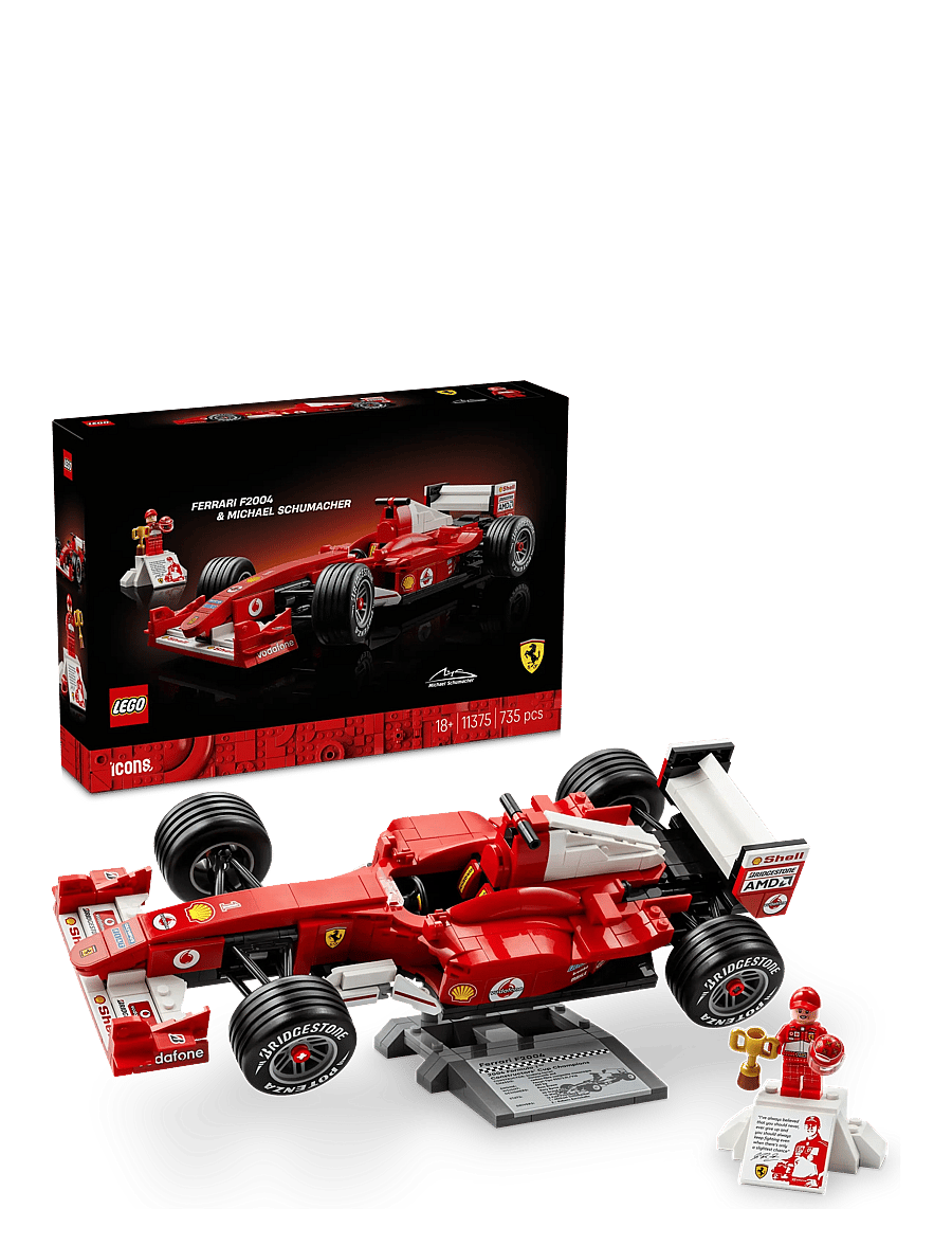 LEGO - Icons Ferrari F2004 & Michael Schumacher Model Car 11375 - lego icons - multi - 0