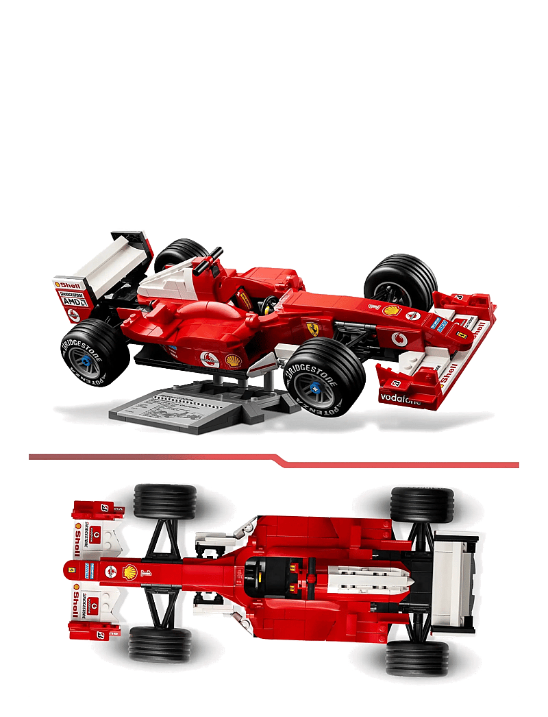LEGO - Icons Ferrari F2004 & Michael Schumacher Model Car 11375 - lego icons - multi - 3