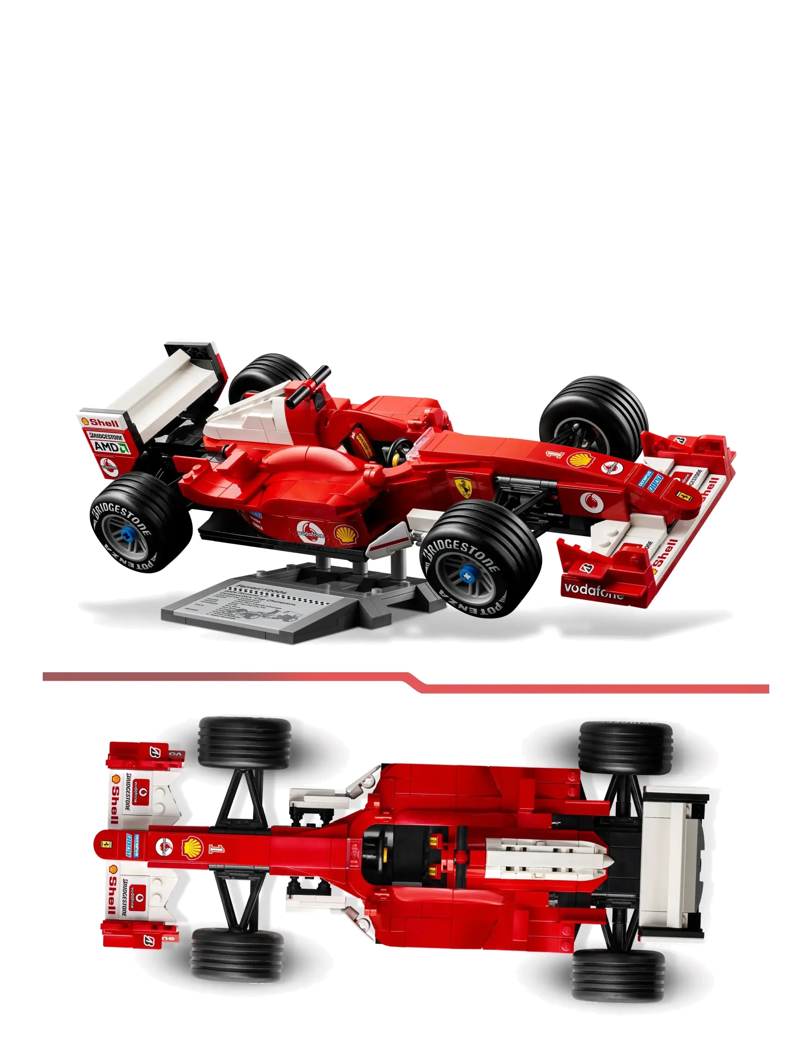 LEGO - Icons Ferrari F2004 & Michael Schumacher Model Car 11375 - lego icons - multi - 3
