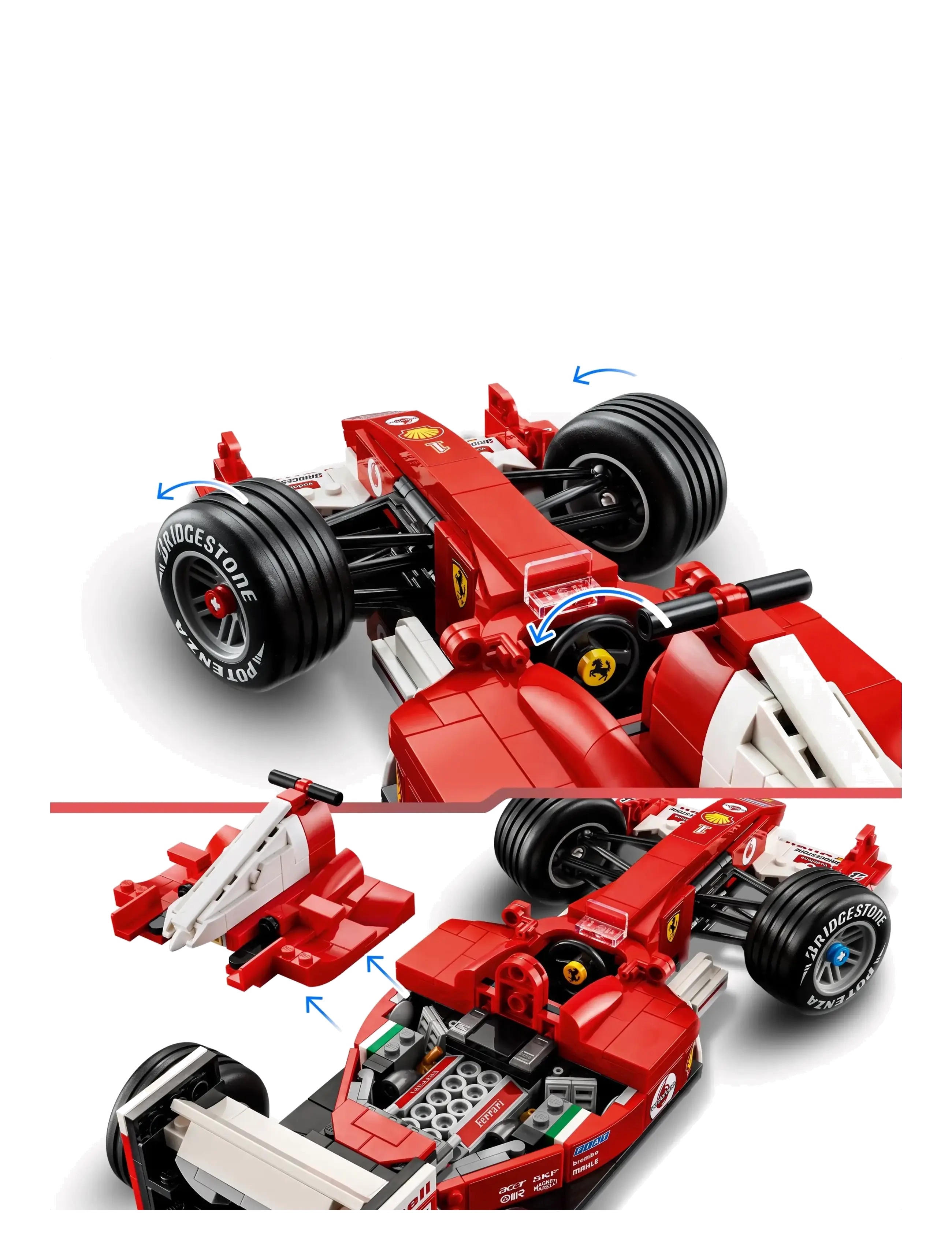 LEGO - Icons Ferrari F2004 & Michael Schumacher Model Car 11375 - lego icons - multi - 4