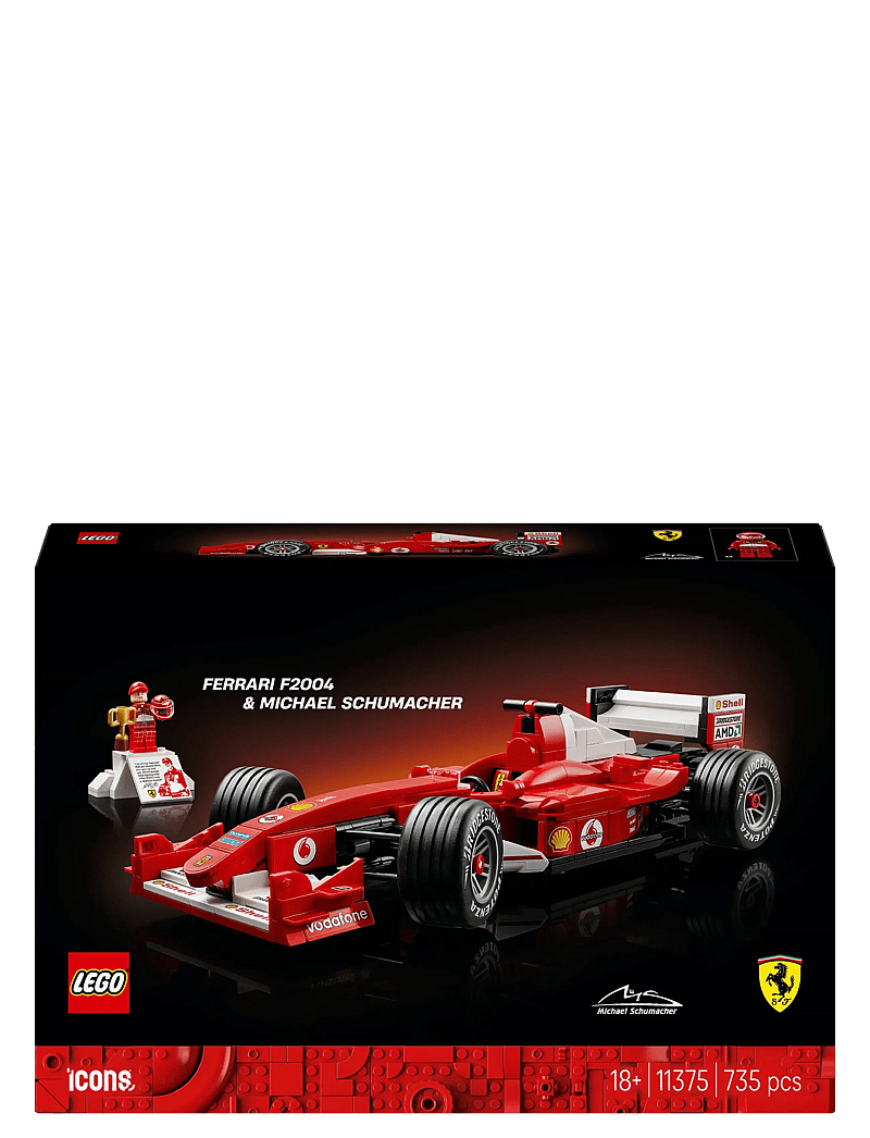 LEGO - Icons Ferrari F2004 & Michael Schumacher Model Car 11375 - lego icons - multi - 5