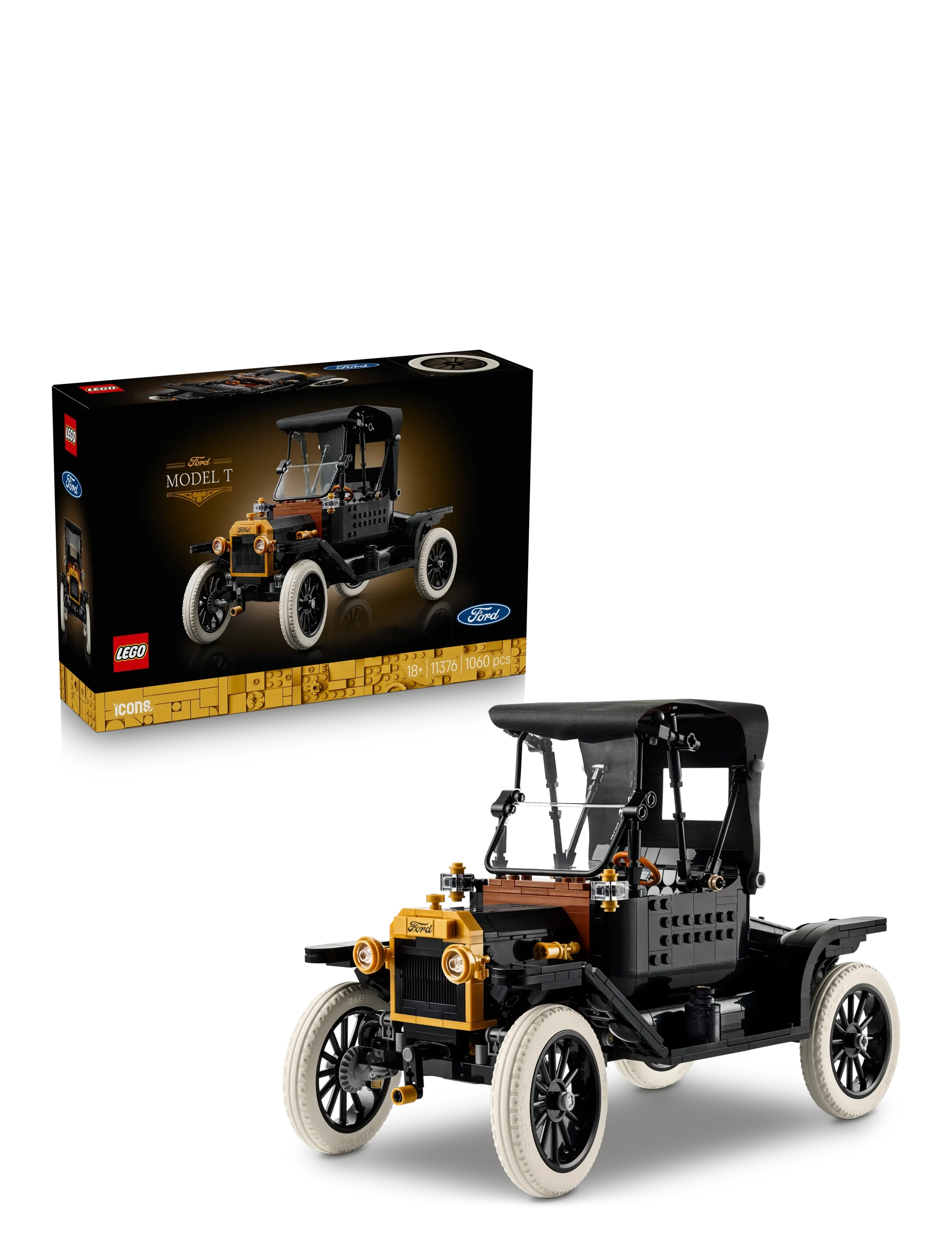 LEGO Icons Ford Model T Model Car Kit 11376 - Jõulukingid - MULTI / black