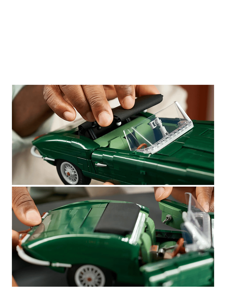 LEGO - Icons Jaguar E-Type - Classic Sports Car Model 11381 - lego icons - multi - 4