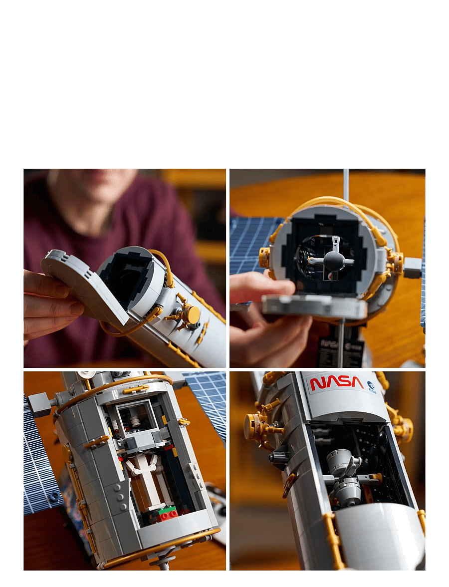 LEGO - Icons Hubble Space Telescope - Science Decor Set -11382 - lego icons - multi - 4