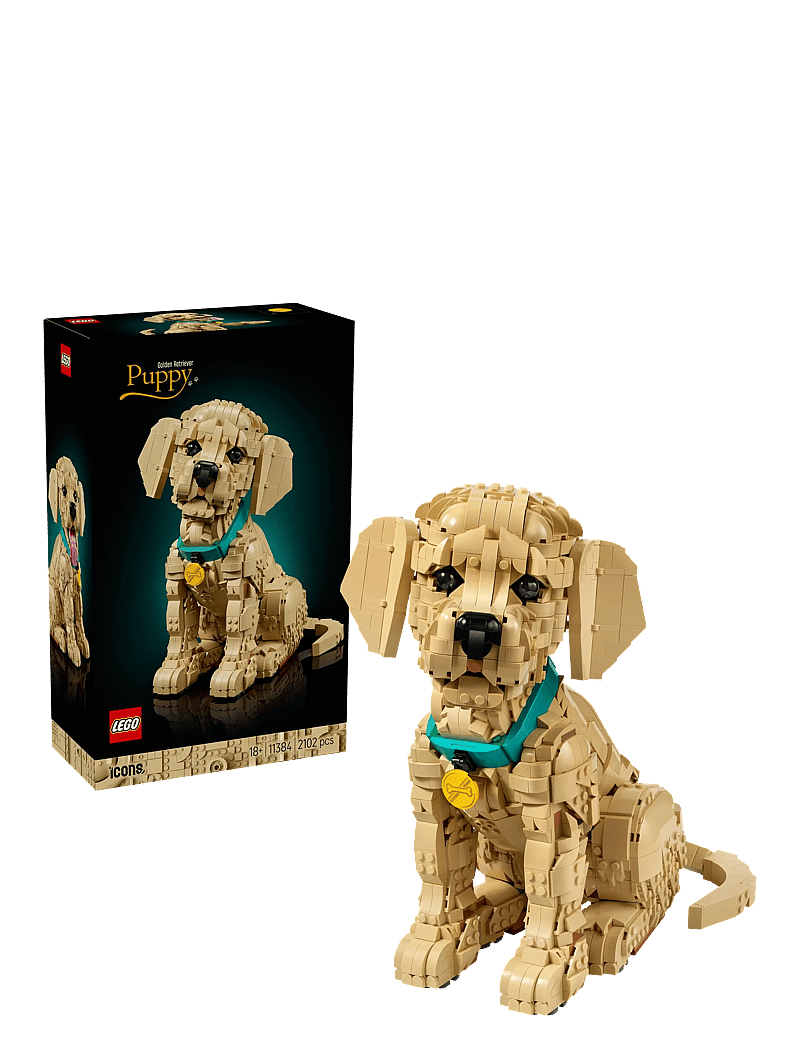 LEGO - Icons Golden Retriever Puppy - Animal Figure 11384 - lego icons - multi - 0
