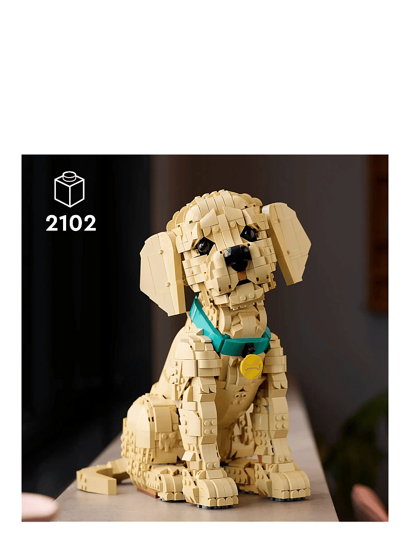 LEGO - Icons Golden Retriever Puppy - Animal Figure 11384 - lego icons - multi - 1