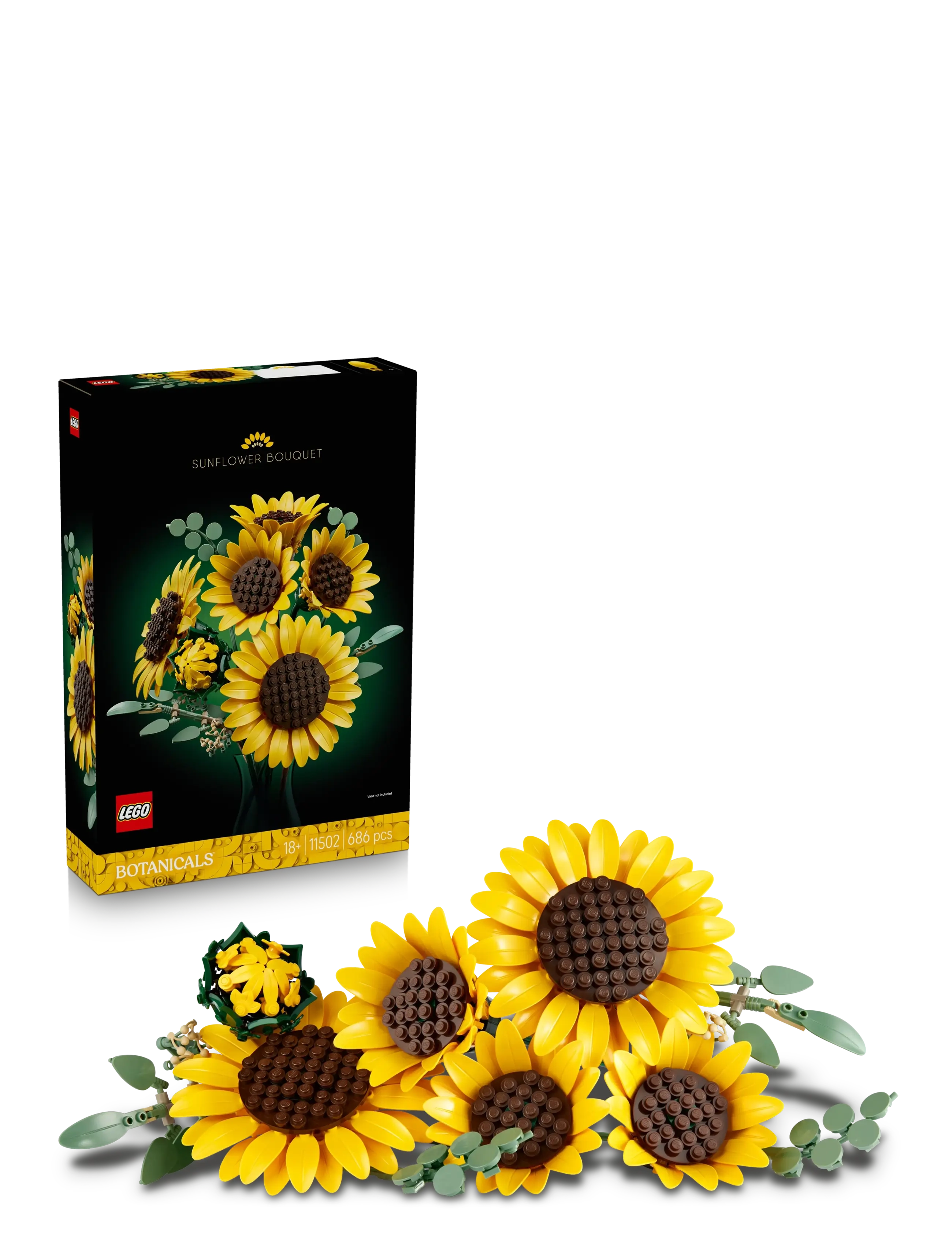 LEGO Solsikkebuket 11502, One Size, Lego Spielzeug, Gelb - Botanical Collection, Homeware