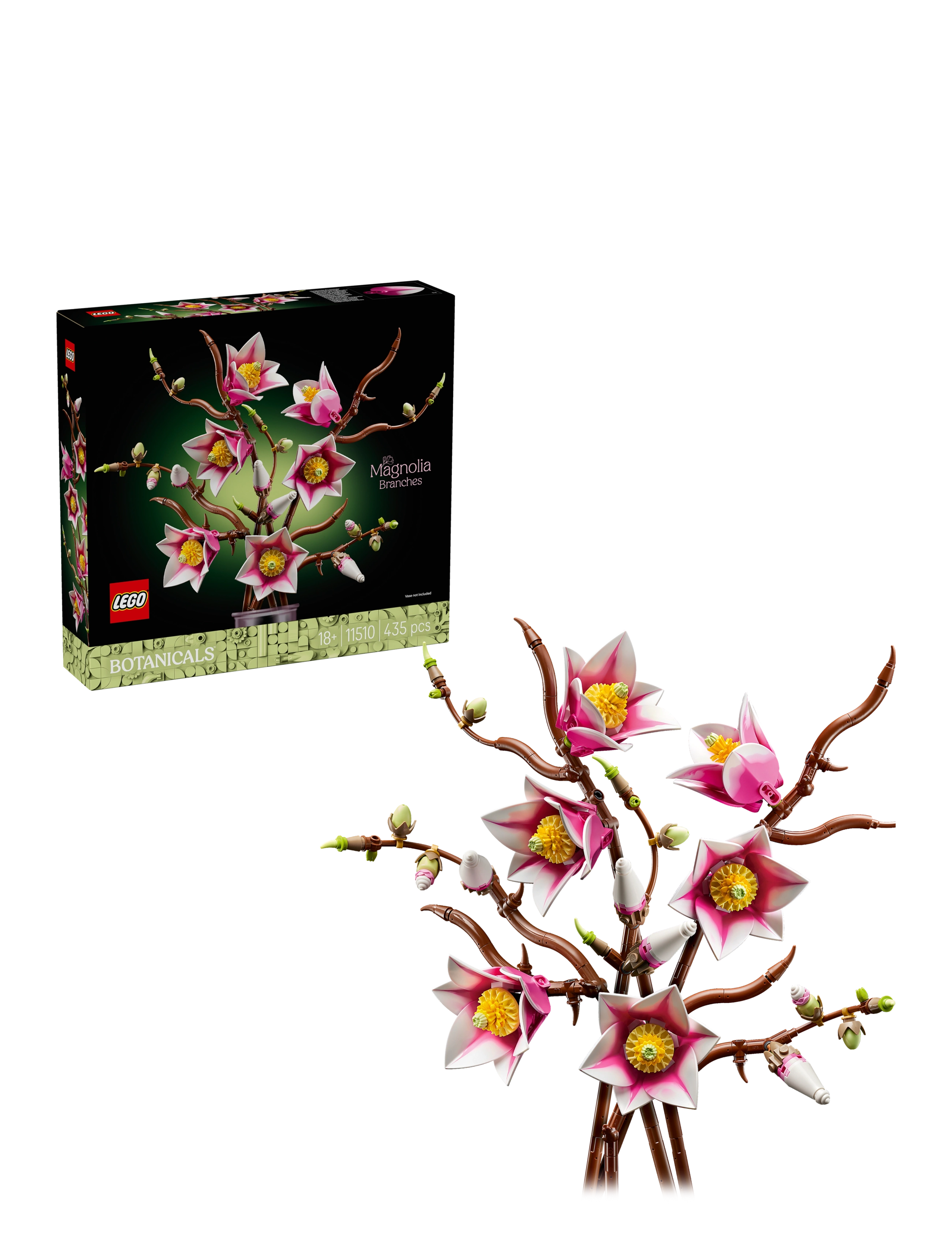 LEGO Botanicals Magnolia Branches Flower Decor 11510 - Mänguasjad 9+ aastat - MULTI / pink/rose