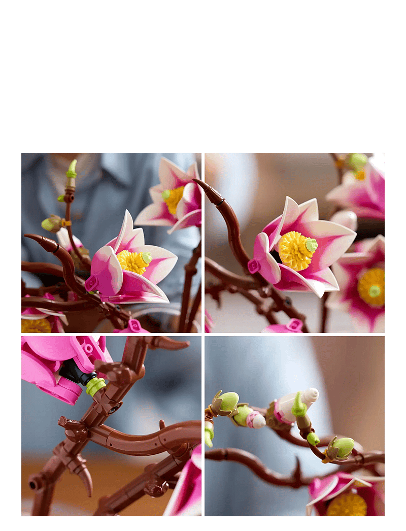 LEGO - Botanicals Magnolia Branches Flower Decor 11510 - lego botanical collection - multi - 4