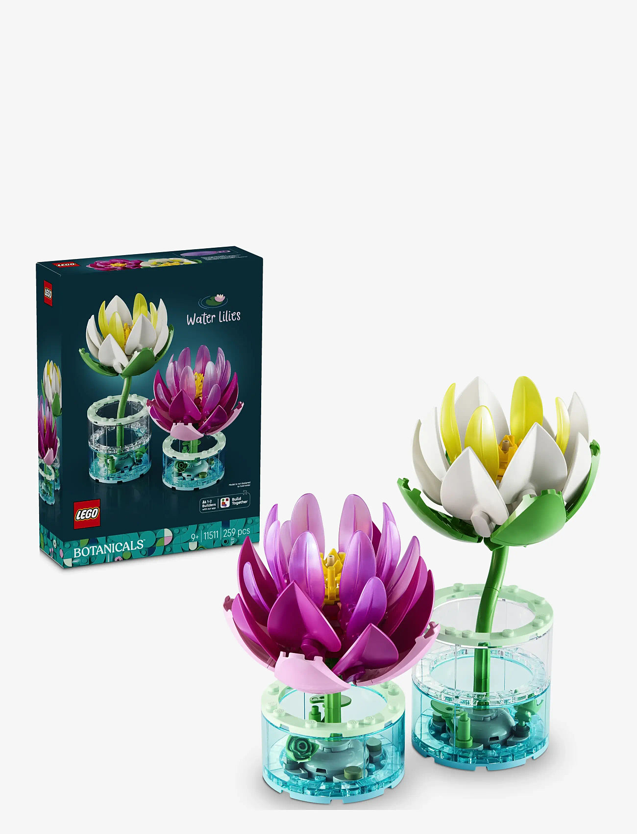 LEGO - Botanicals Water Lilies Flower Building Set 11511 - multi - 0