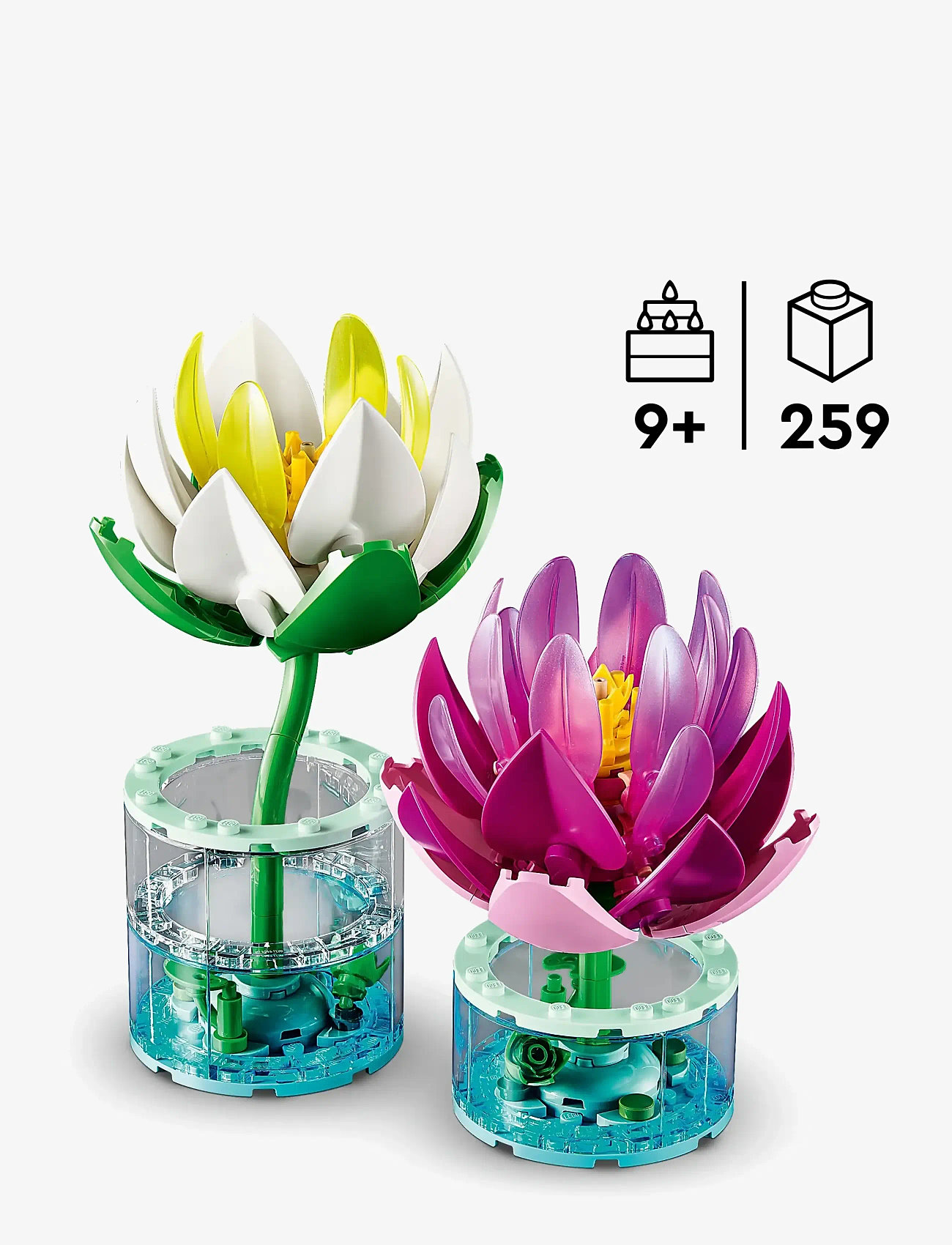 LEGO - Botanicals Water Lilies Flower Building Set 11511 - multi - 1