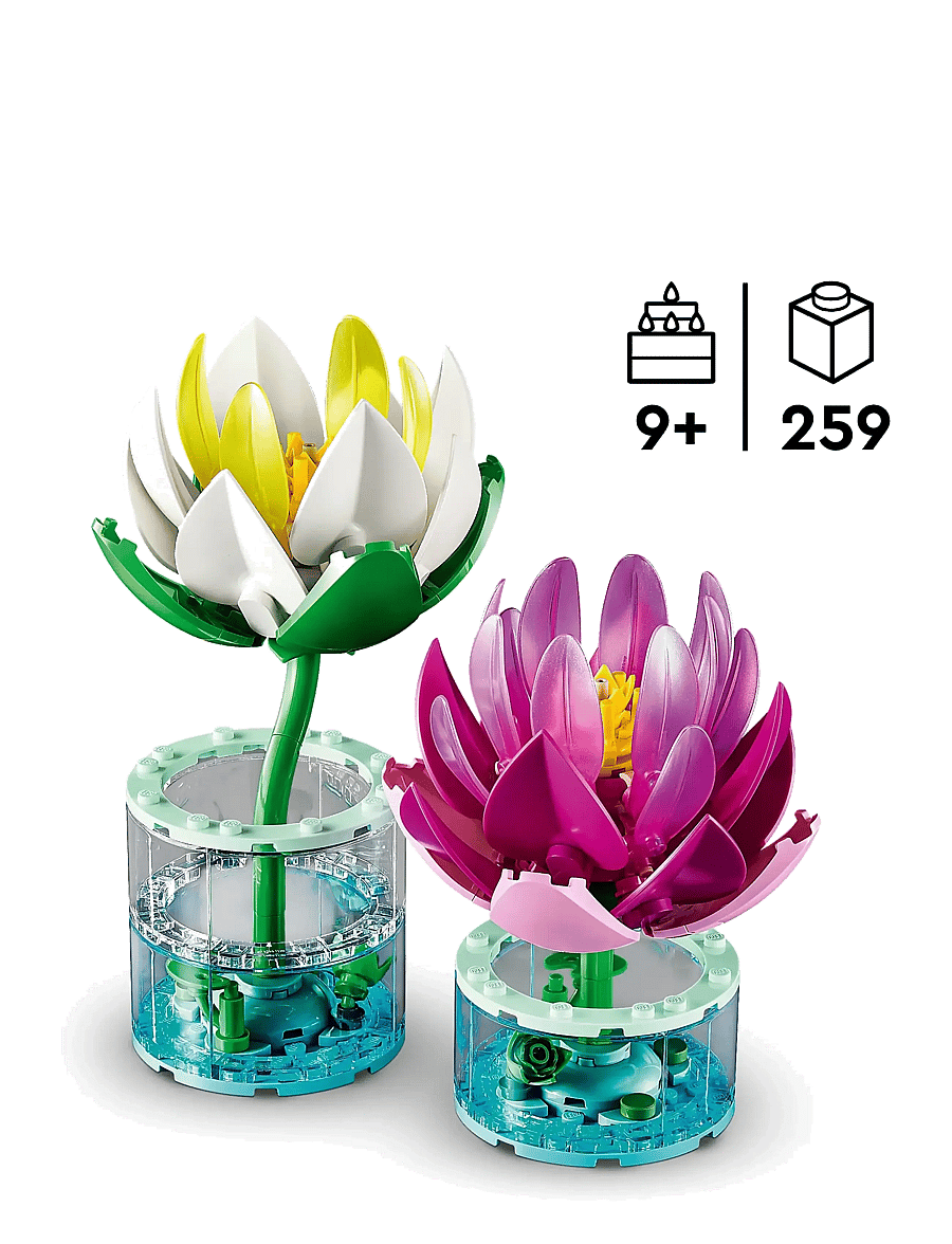 LEGO - Botanicals Water Lilies Flower Building Set 11511 - lego botanical collection - multi - 1