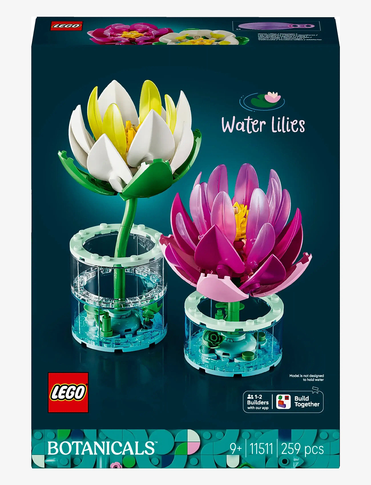 LEGO - Botanicals Water Lilies Flower Building Set 11511 - multi - 5