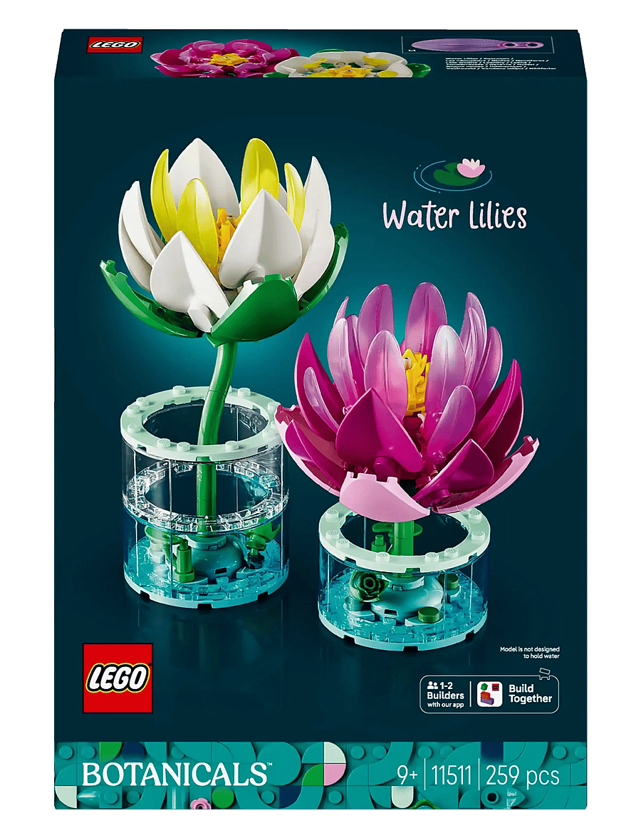LEGO - Botanicals Water Lilies Flower Building Set 11511 - lego botanical collection - multi - 5