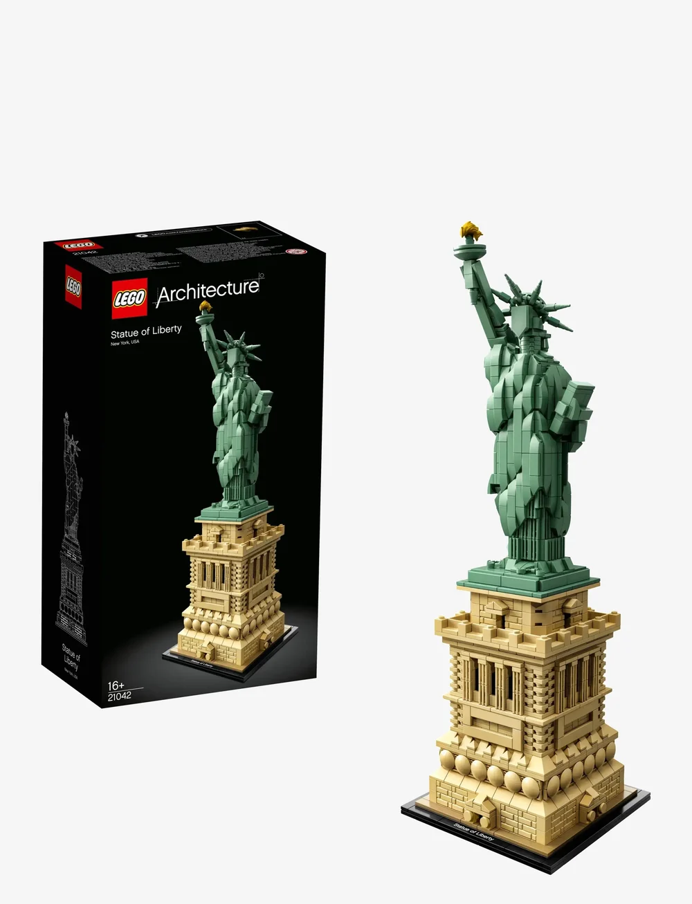 LEGO - Architecture Statue of Liberty 21042 Construction Toy for Adults - lego architecture - multicolor - 0