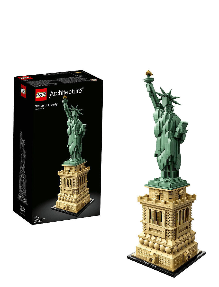LEGO - Architecture Statue of Liberty 21042 Construction Toy for Adults - multicolor - 0