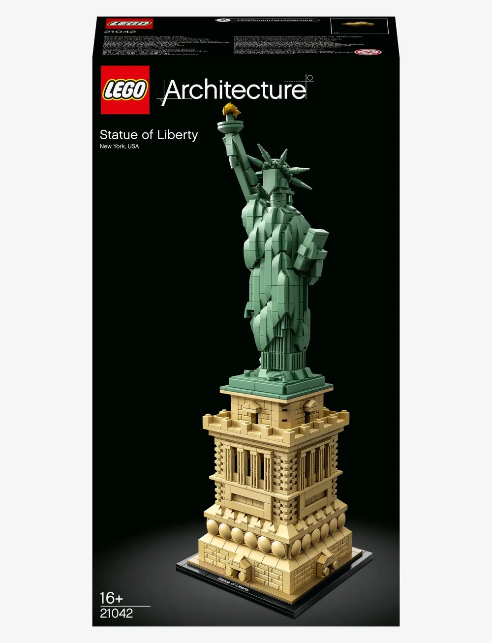 LEGO - Architecture Statue of Liberty 21042 Construction Toy for Adults - lego architecture - multicolor - 3