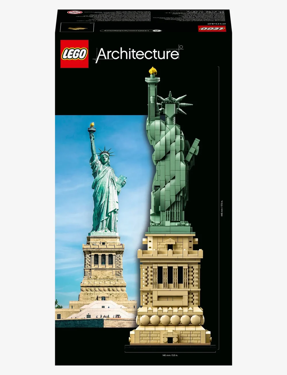 LEGO - Architecture Statue of Liberty 21042 Construction Toy for Adults - lego architecture - multicolor - 4