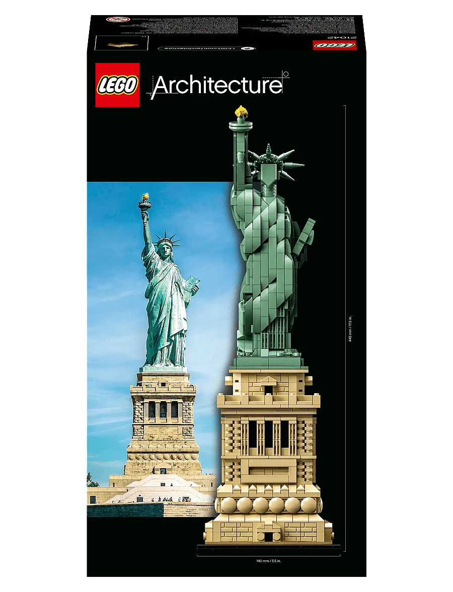 LEGO - Architecture Statue of Liberty 21042 Construction Toy for Adults - multicolor - 4