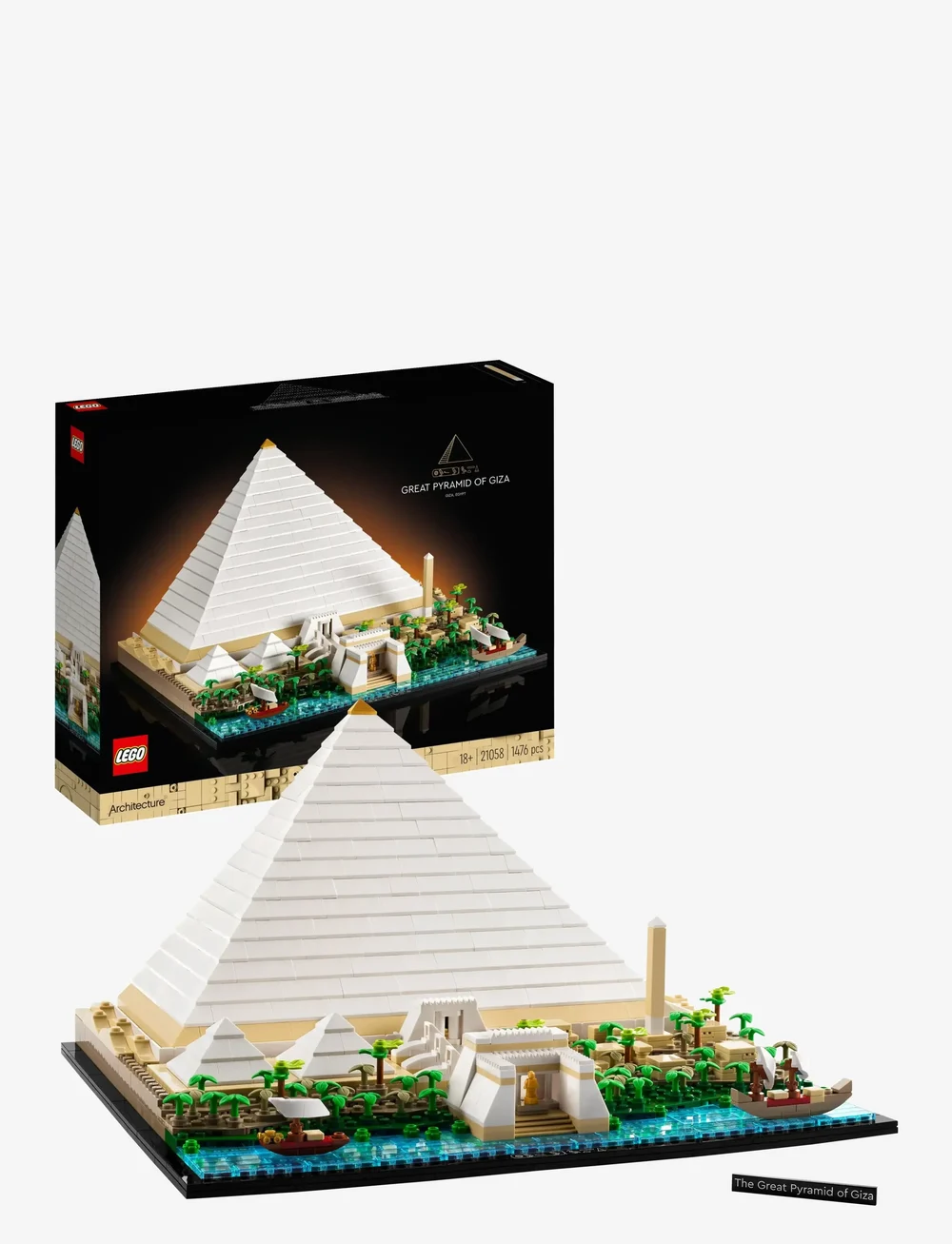 LEGO - Architecture Great Pyramid of Giza 21058 Building Kit - lego adults welcome - multicolor - 0