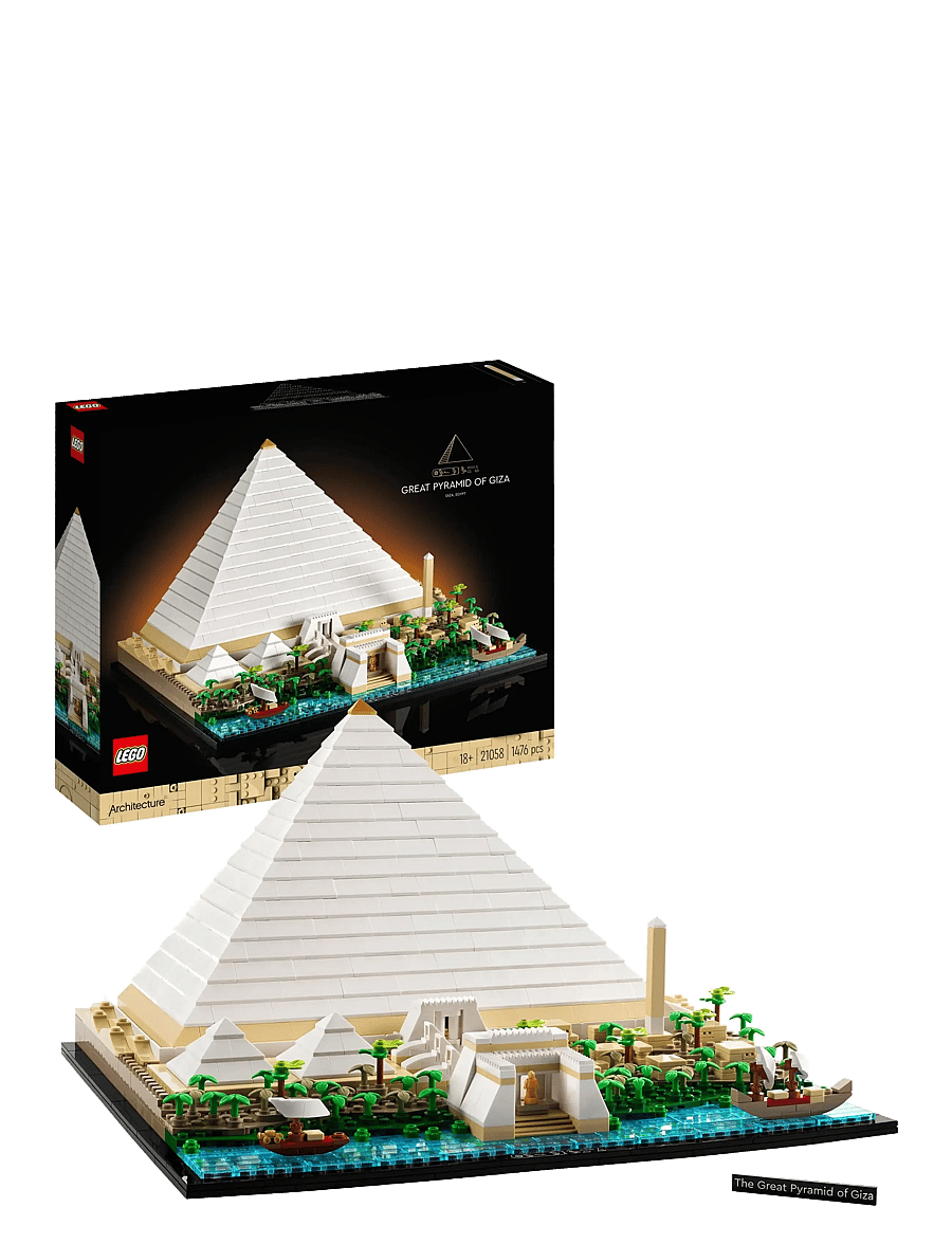 LEGO - Architecture Great Pyramid of Giza 21058 Building Kit - birthday gifts - multicolor - 0