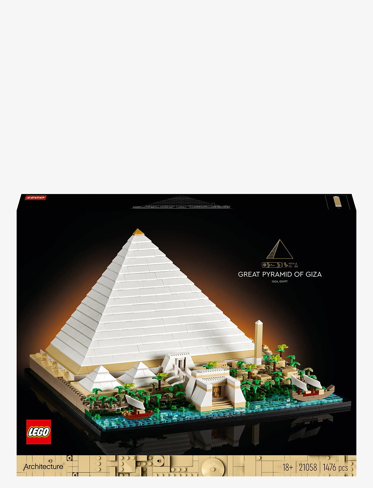 LEGO - Architecture Great Pyramid of Giza 21058 Building Kit - multicolor - 3