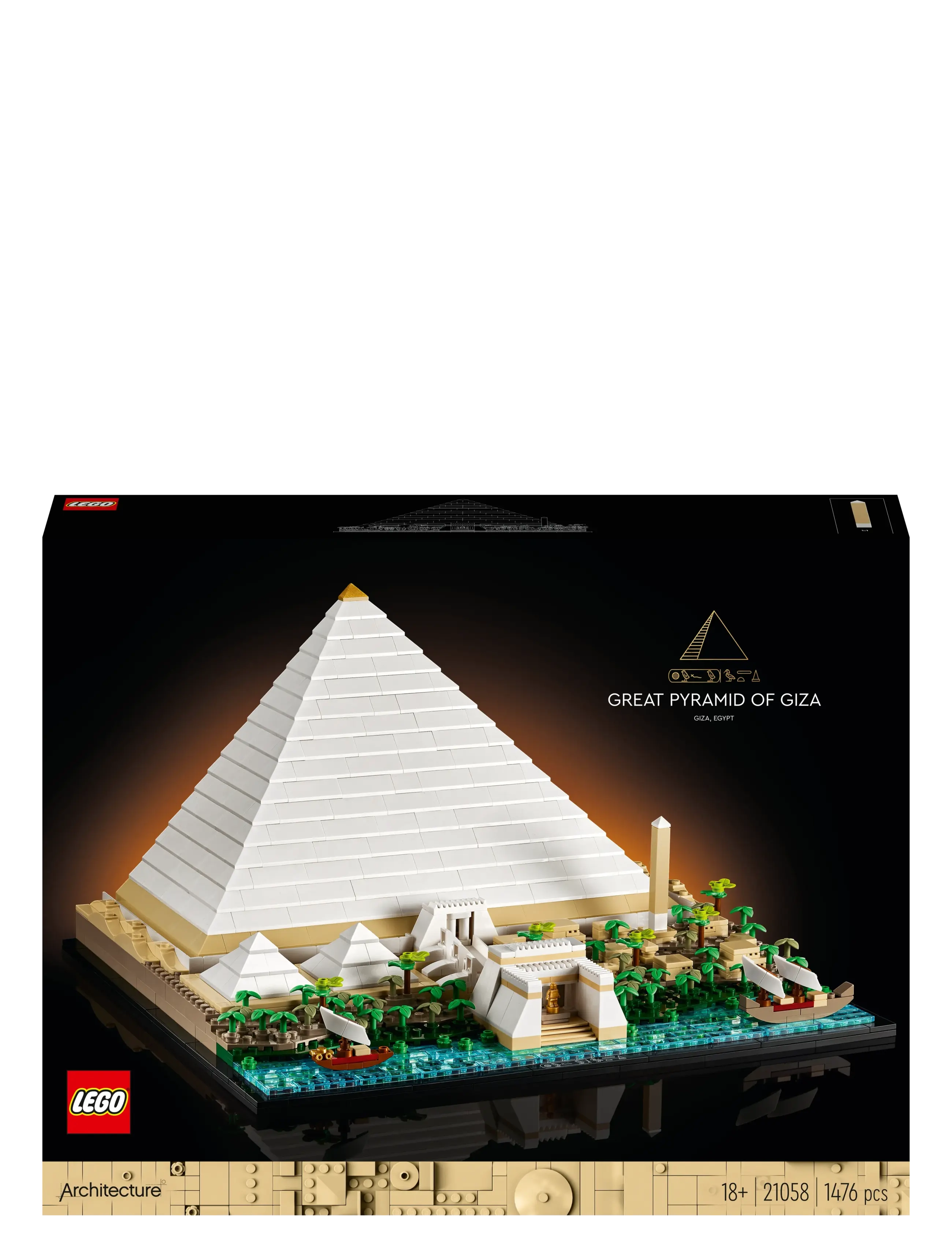 LEGO - Gizan suuri pyramidi 21058 - syntymäpäivälahjat - multicolor - 3