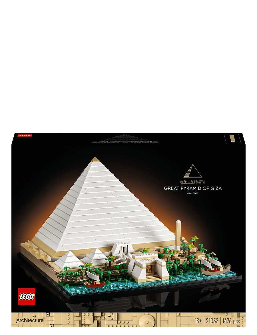 LEGO - Architecture Great Pyramid of Giza 21058 Building Kit - birthday gifts - multicolor - 3