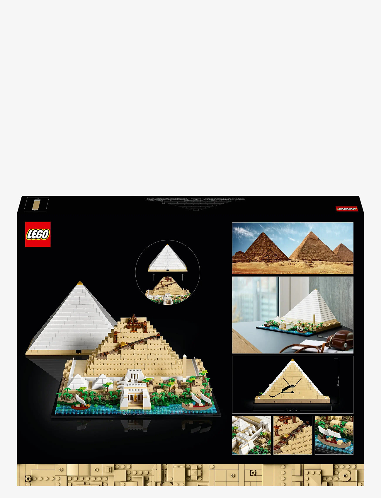 LEGO - Architecture Great Pyramid of Giza 21058 Building Kit - multicolor - 4