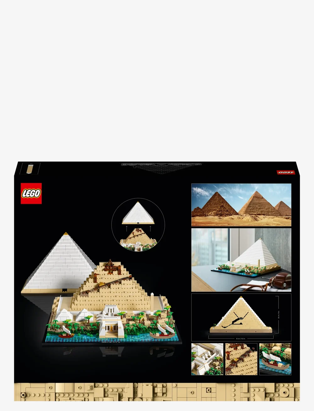 LEGO - Architecture Great Pyramid of Giza 21058 Building Kit - lego adults welcome - multicolor - 4
