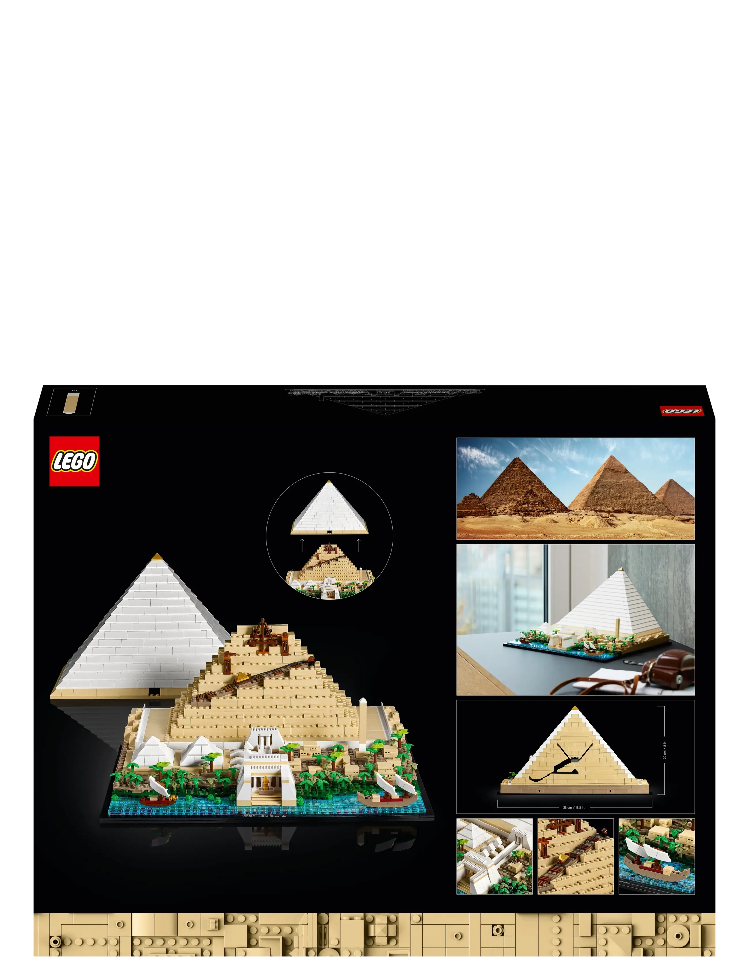 LEGO - Gizan suuri pyramidi 21058 - syntymäpäivälahjat - multicolor - 4