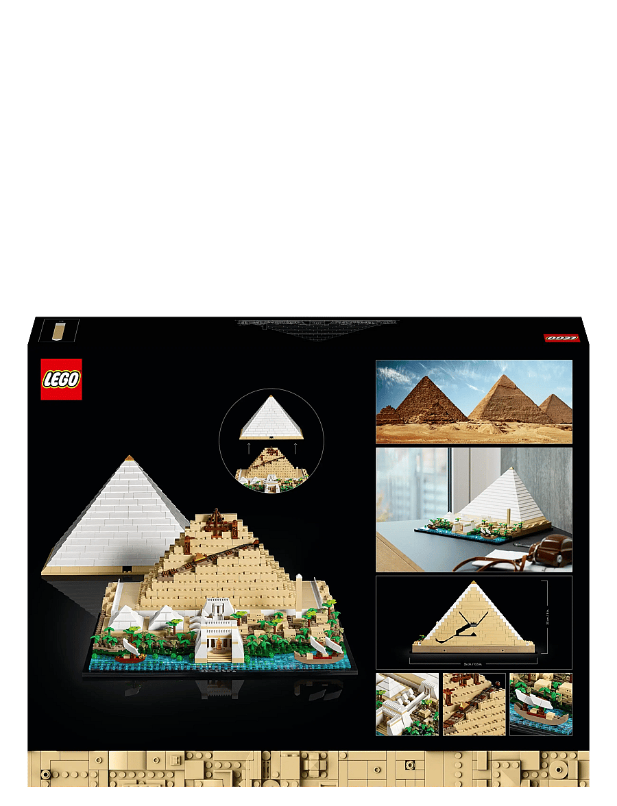 LEGO - Architecture Great Pyramid of Giza 21058 Building Kit - birthday gifts - multicolor - 4