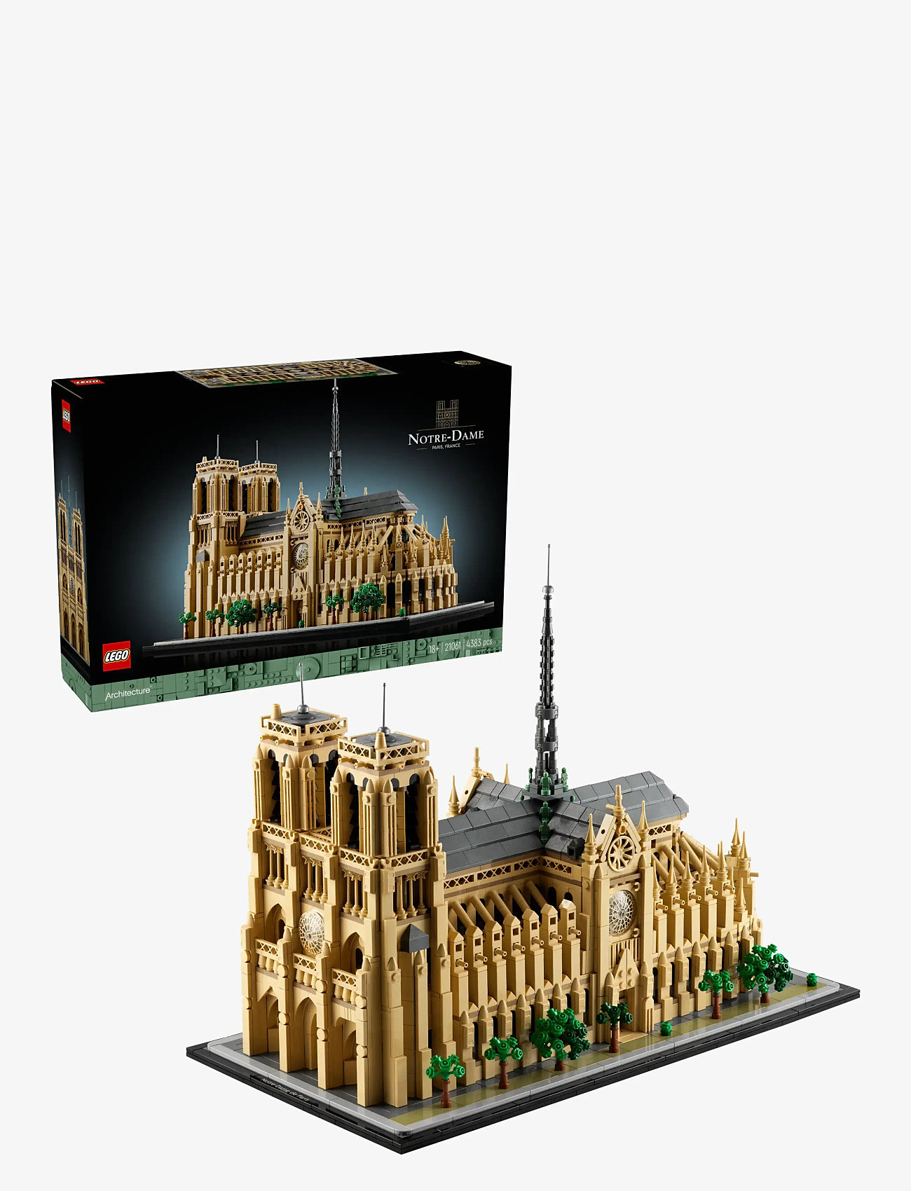 LEGO - Architecture Notre-Dame de Paris Set 21061 - lego adults welcome - multi - 0