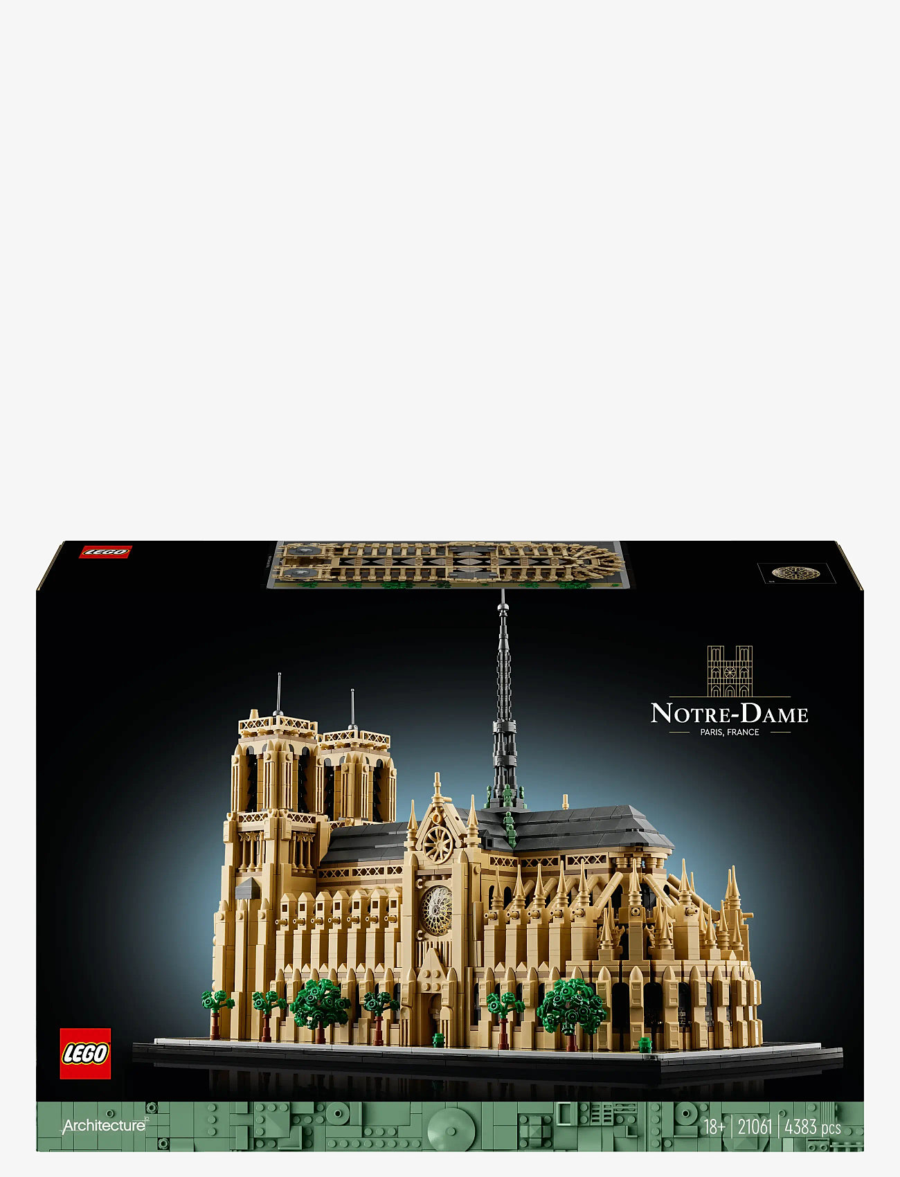 LEGO - Architecture Notre-Dame de Paris Set 21061 - lego adults welcome - multi - 3