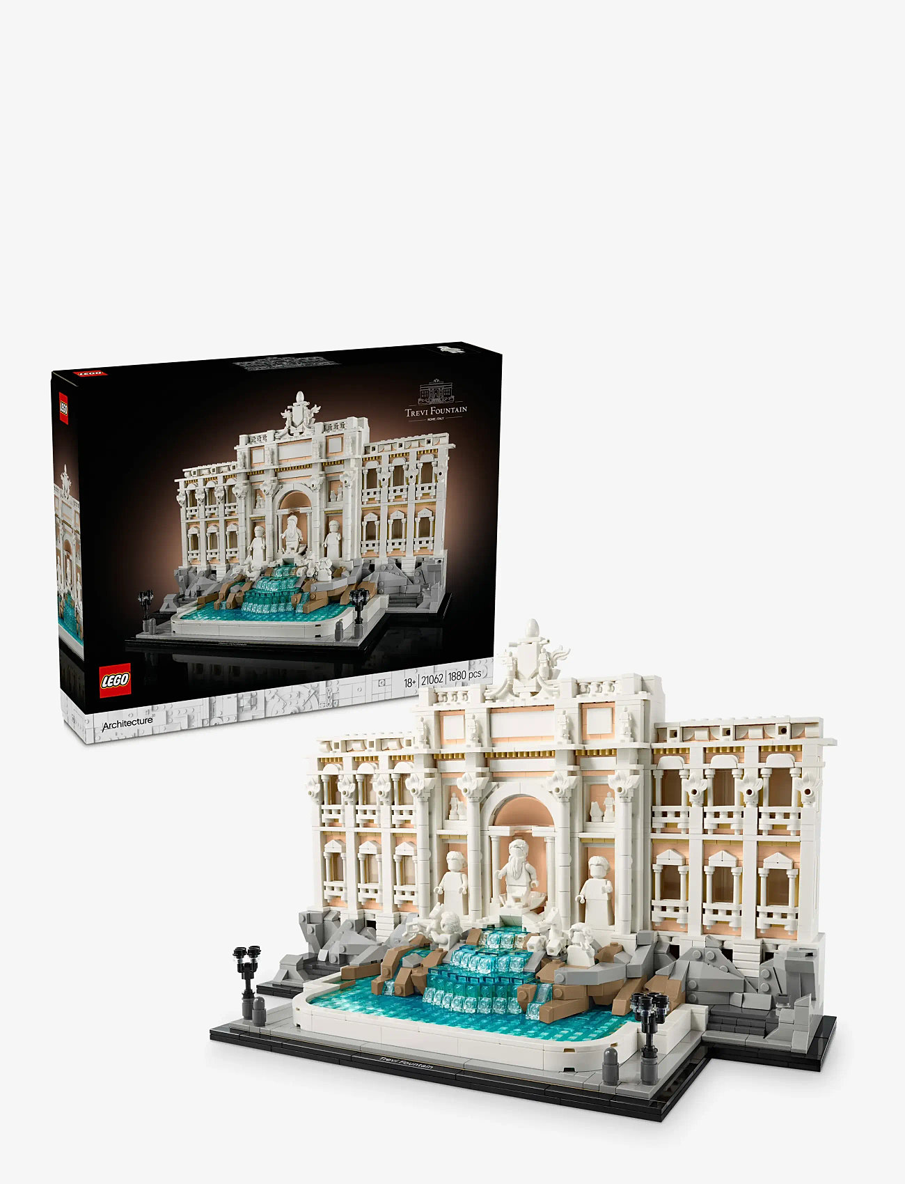 LEGO - Architecture Trevi Fountain Model, Italian Landmark Rome Memorabilia 21062 - lego adults welcome - multi - 0