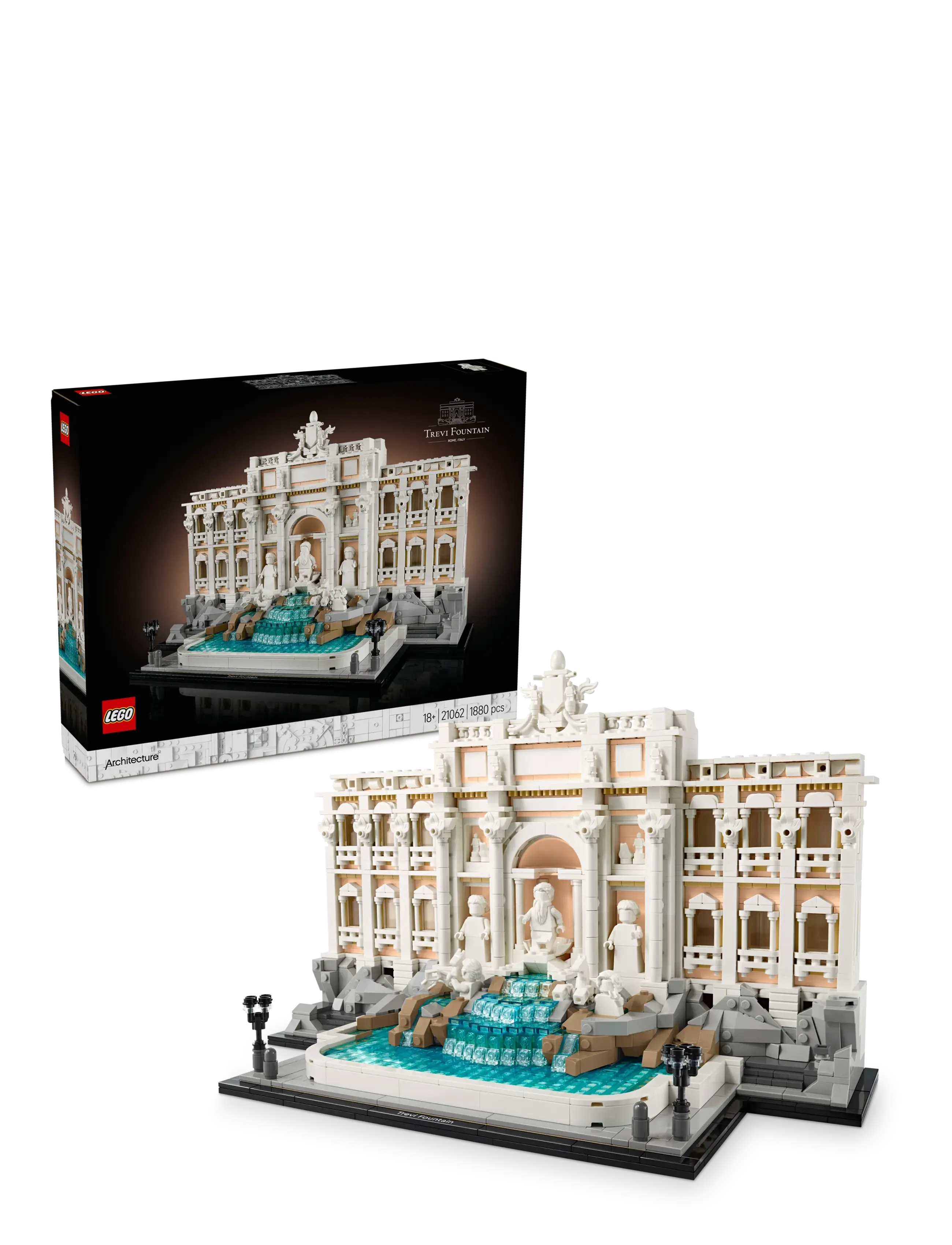 Architecture Trevi Fountain Model, Italian Landmark Rome Memorabilia 21062 - MULTI