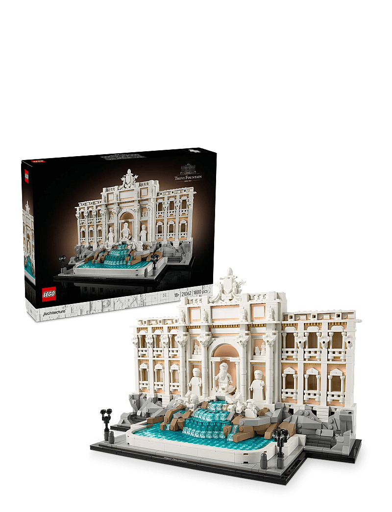 LEGO - Architecture Trevi Fountain Model, Italian Landmark Rome Memorabilia 21062 - geschenke für kinder - multi - 0