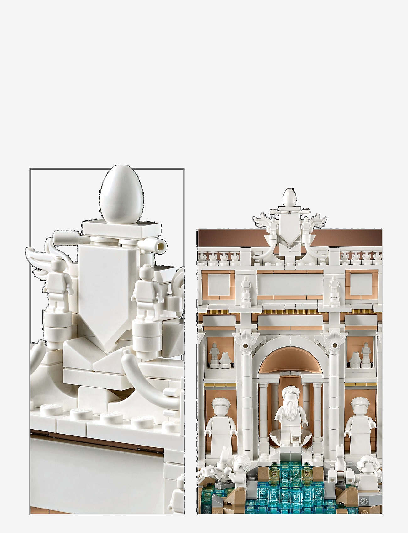LEGO - Architecture Trevi Fountain Model, Italian Landmark Rome Memorabilia 21062 - lego adults welcome - multi - 2