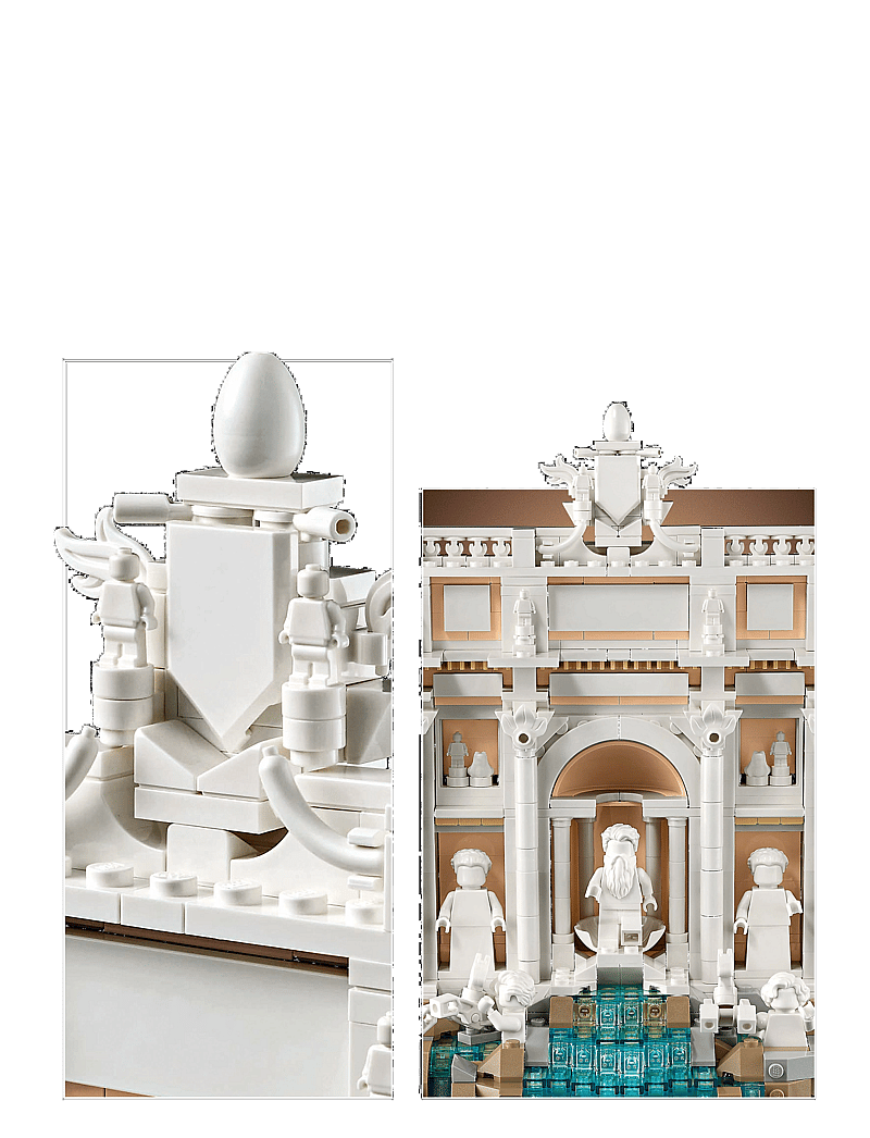 LEGO - Architecture Trevi Fountain Model, Italian Landmark Rome Memorabilia 21062 - geschenke für kinder - multi - 2
