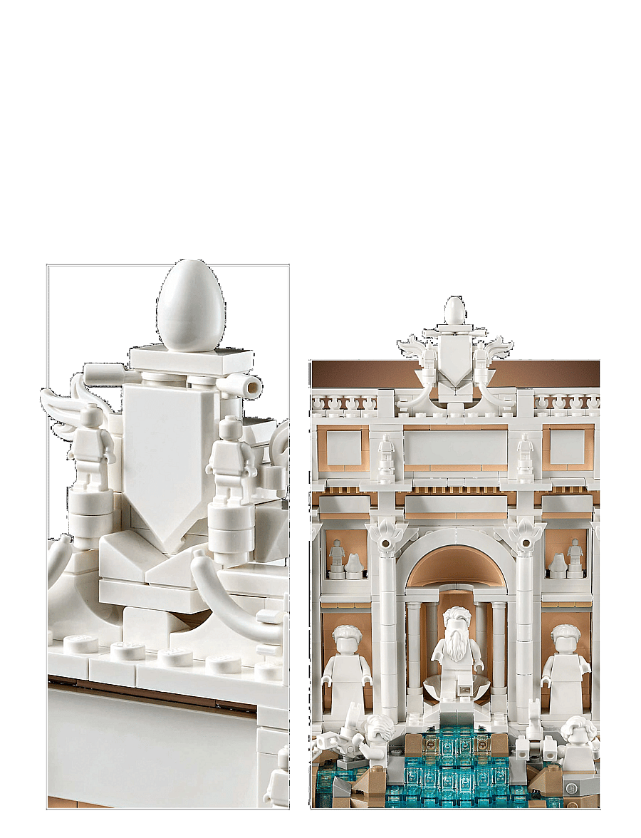 LEGO - Architecture Trevi Fountain Model, Italian Landmark Rome Memorabilia 21062 - sünnipäevakingitused - multi - 2