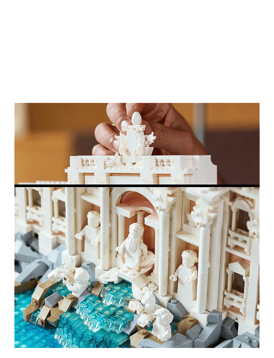 LEGO - Architecture Trevi Fountain Model, Italian Landmark Rome Memorabilia 21062 - sünnipäevakingitused - multi - 3
