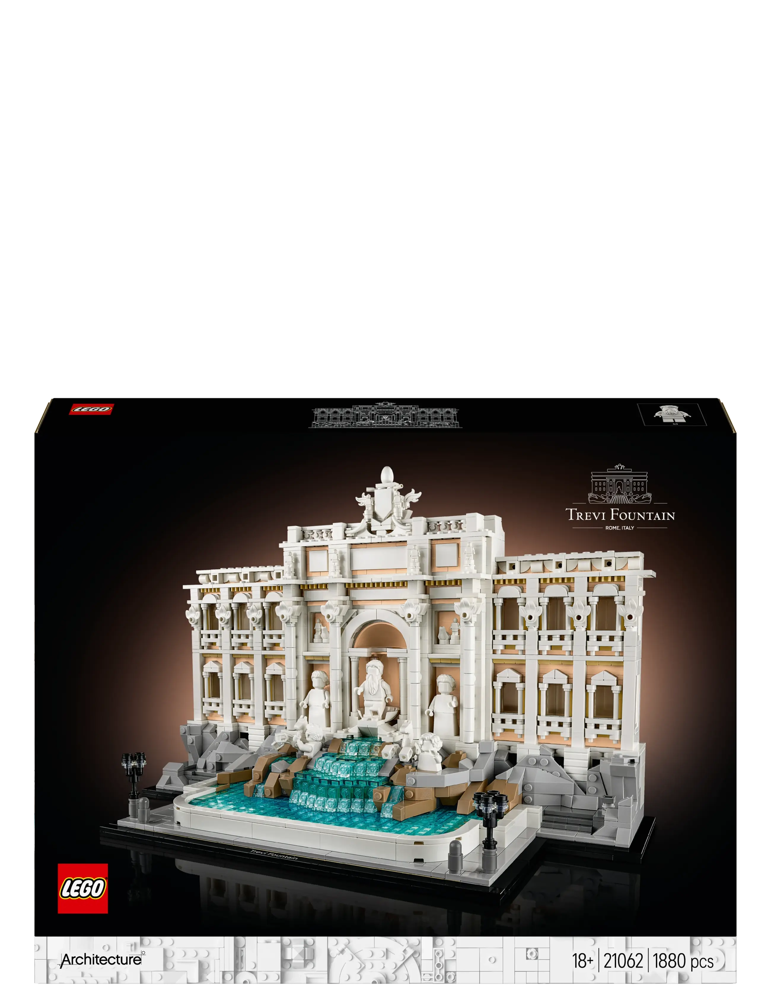 LEGO - Trevi-fontænen - fødselsdagsgaver - multi - 4